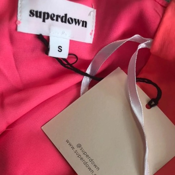 NWT Revolve Superdown Ivana Open Back Neon Tank - Picture 8 of 8